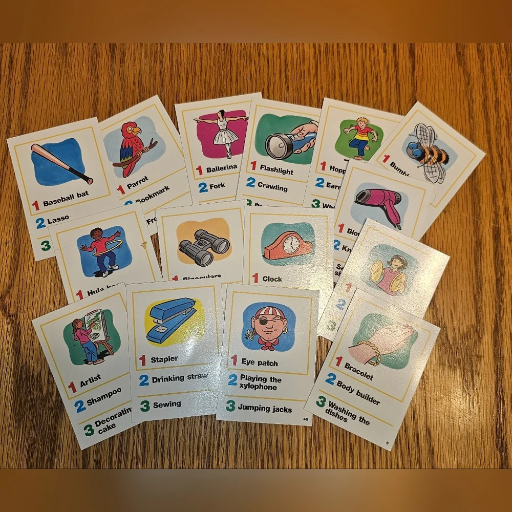 Charades for Kids Game - EUC Multicolor